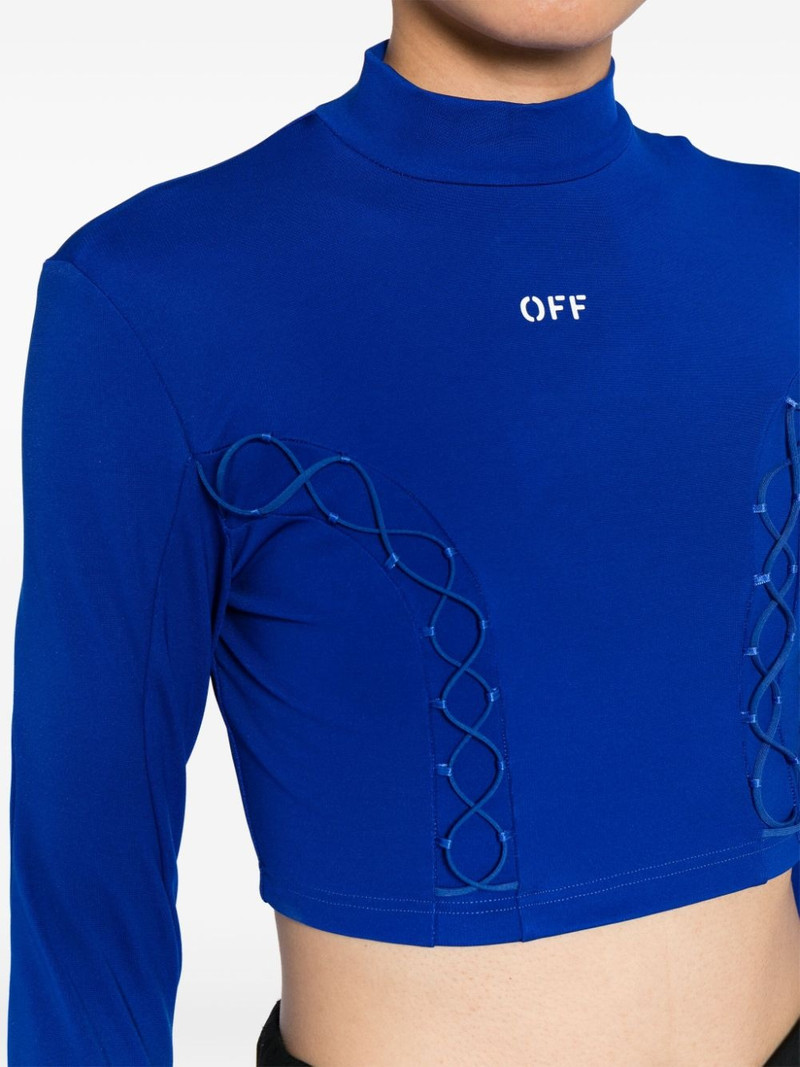 lace-up crop top 5