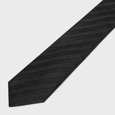 CELINE thin tie in silk jacquard outlook