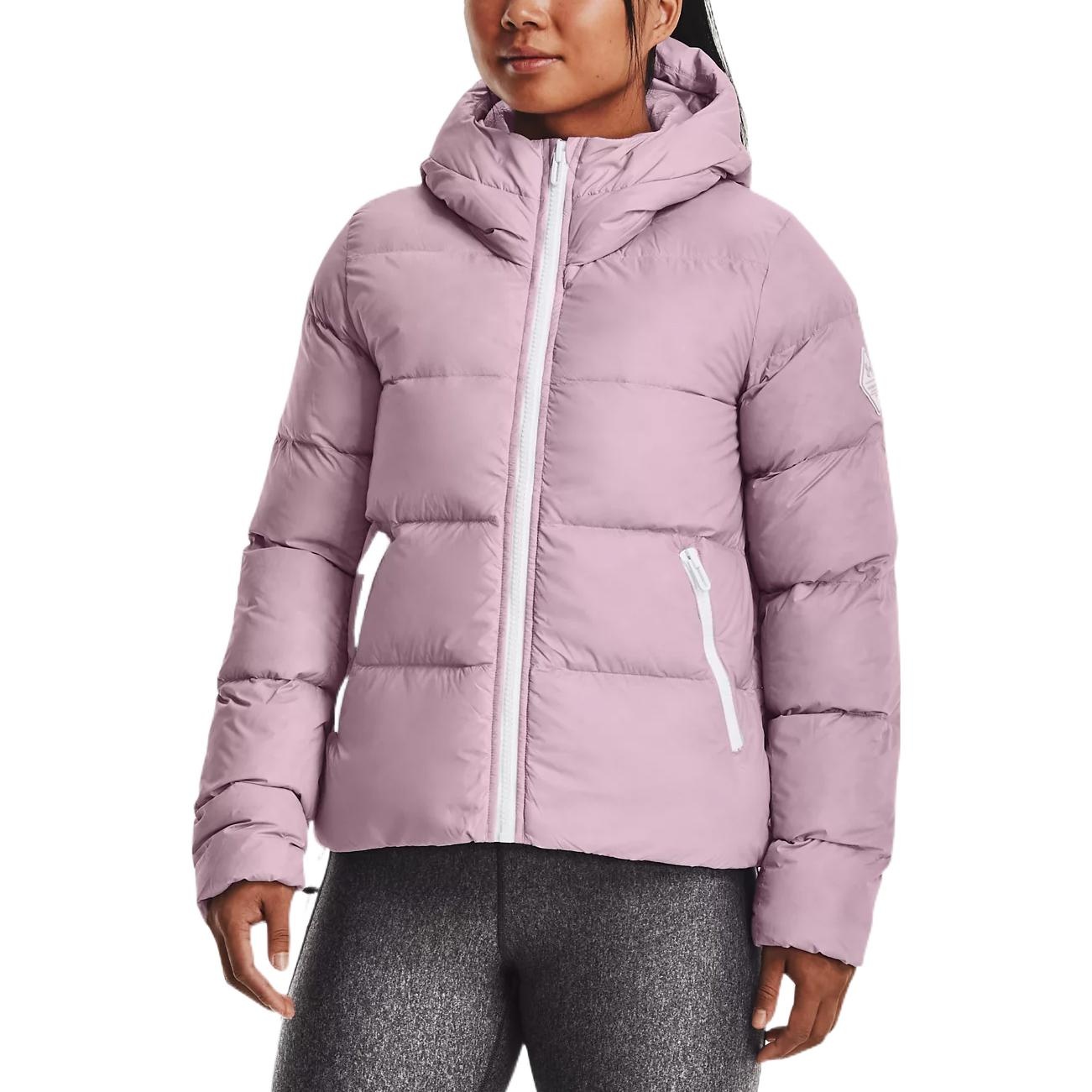 (WMNS) Under Armour Storm ColdGear Infrared Down Jacket 'Pink Mauve' 1375442-694 - 3