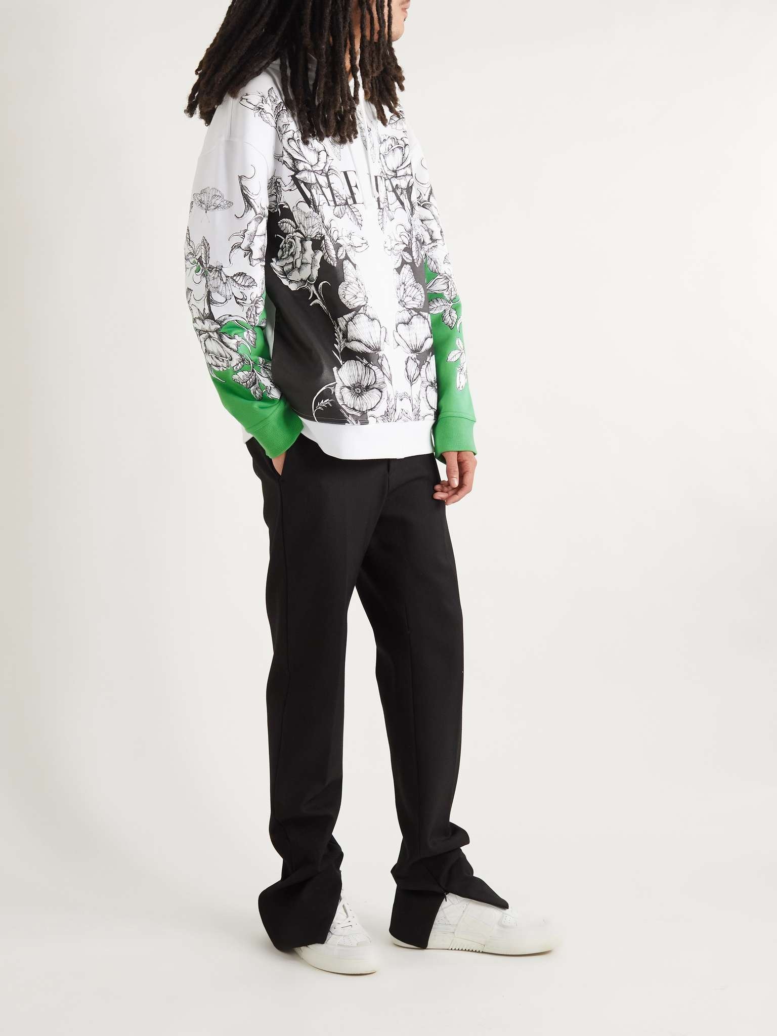 Printed Cotton-Jersey Hoodie - 2