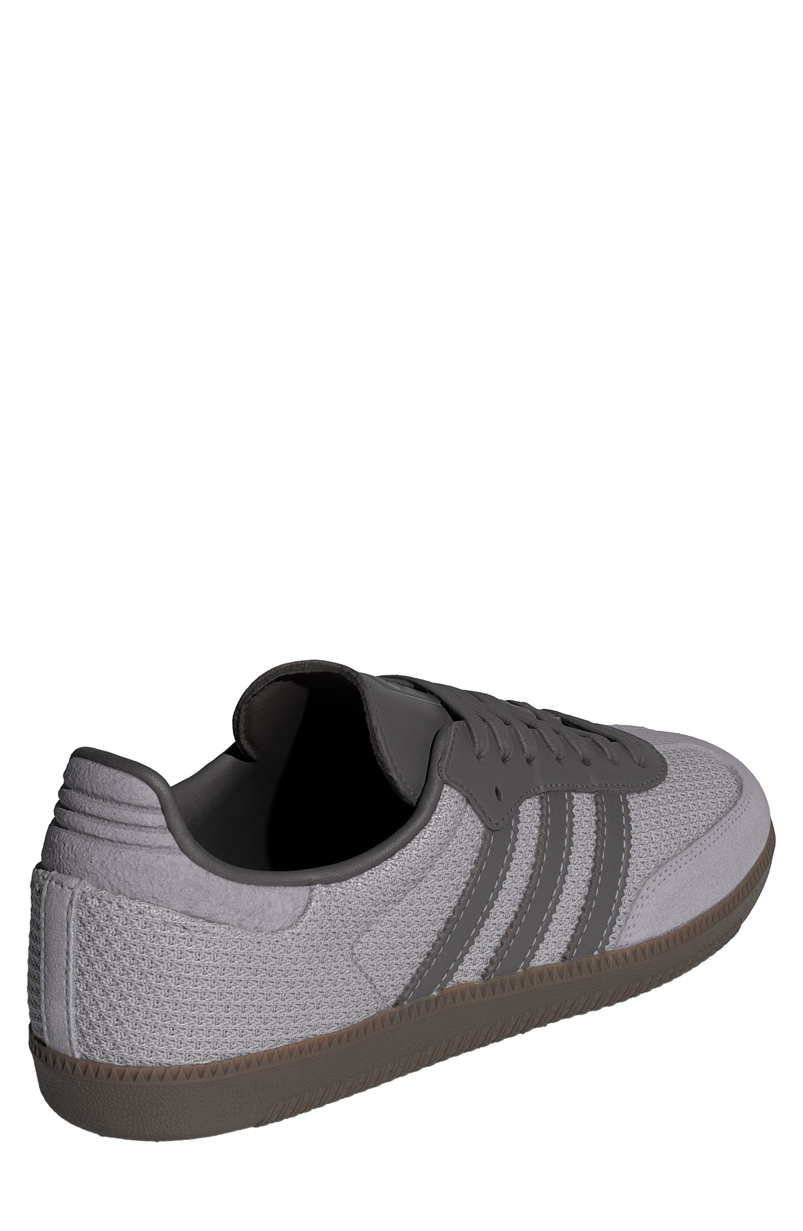 adidas Samba OG Sneaker in Glory Grey/Charcoal/Gum at Nordstrom - 2