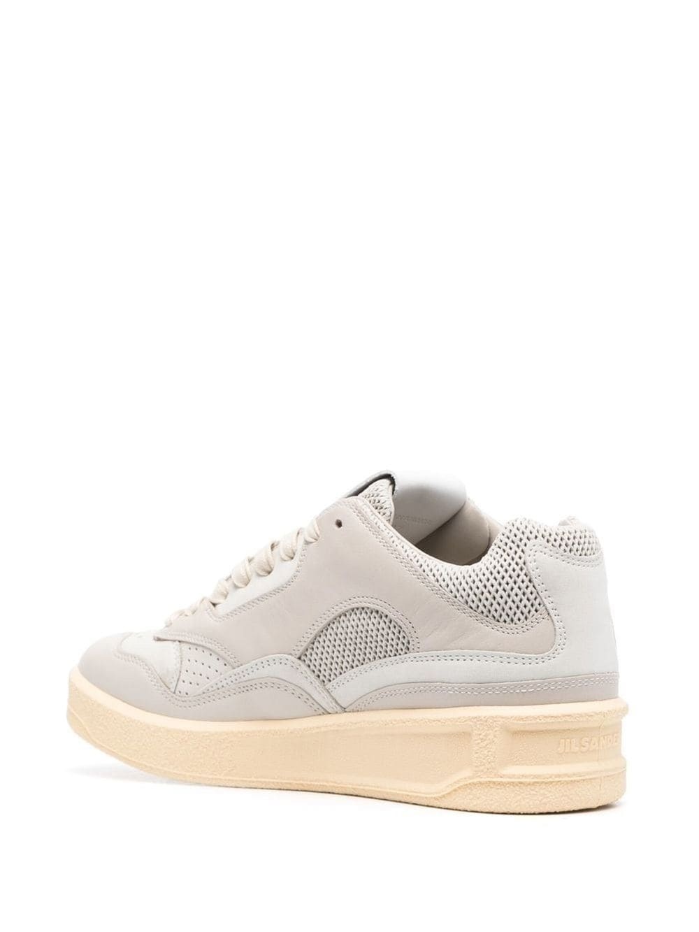 panelled low-top sneakers - 3