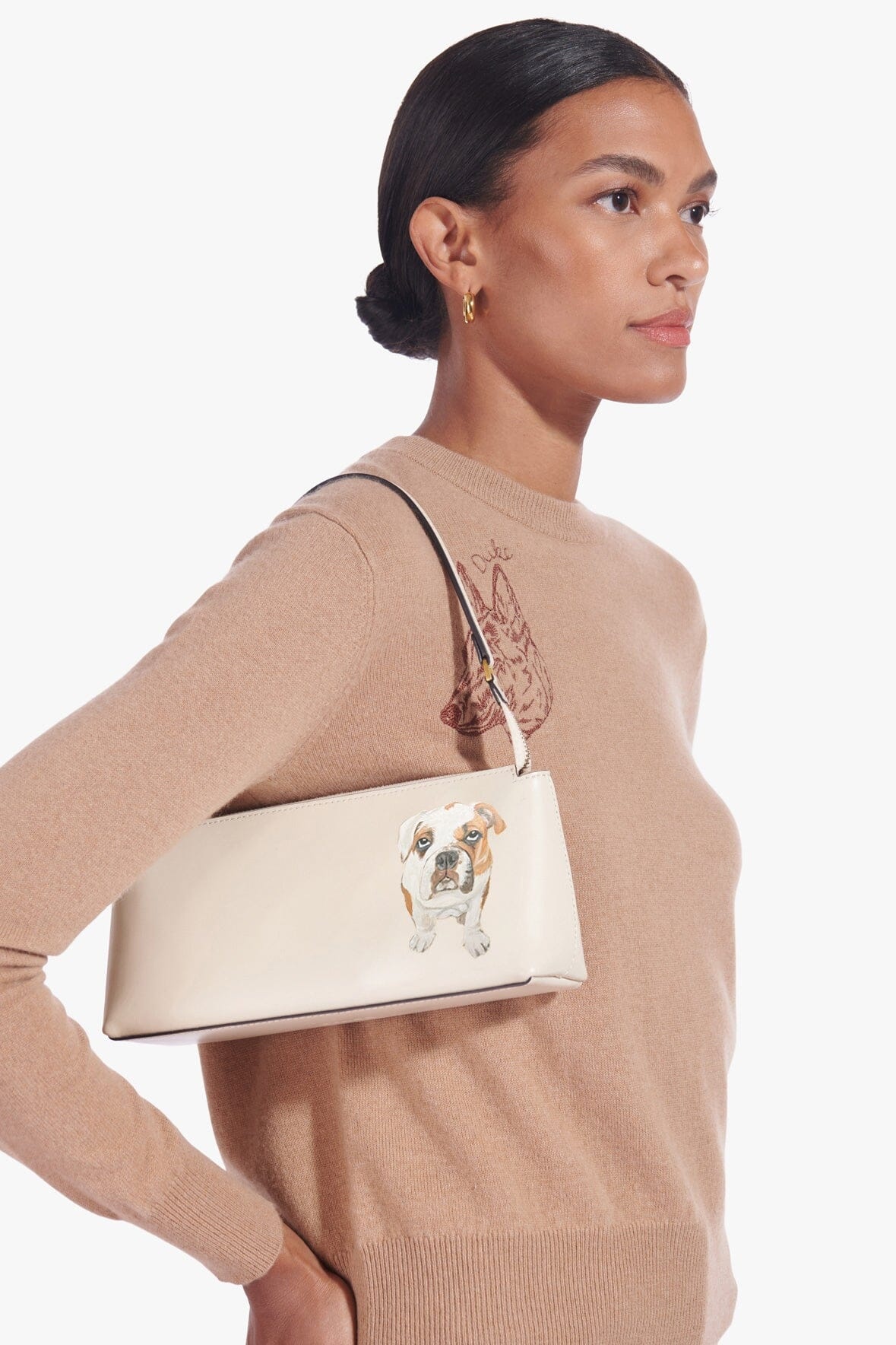 STAUD CUSTOM KAIA SHOULDER BAG | CREAM - 3