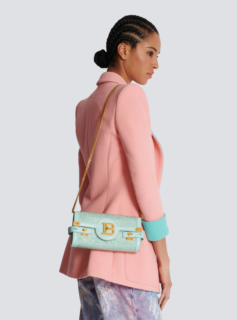 B-Buzz Pouch 23 in suede and rhinestones 8