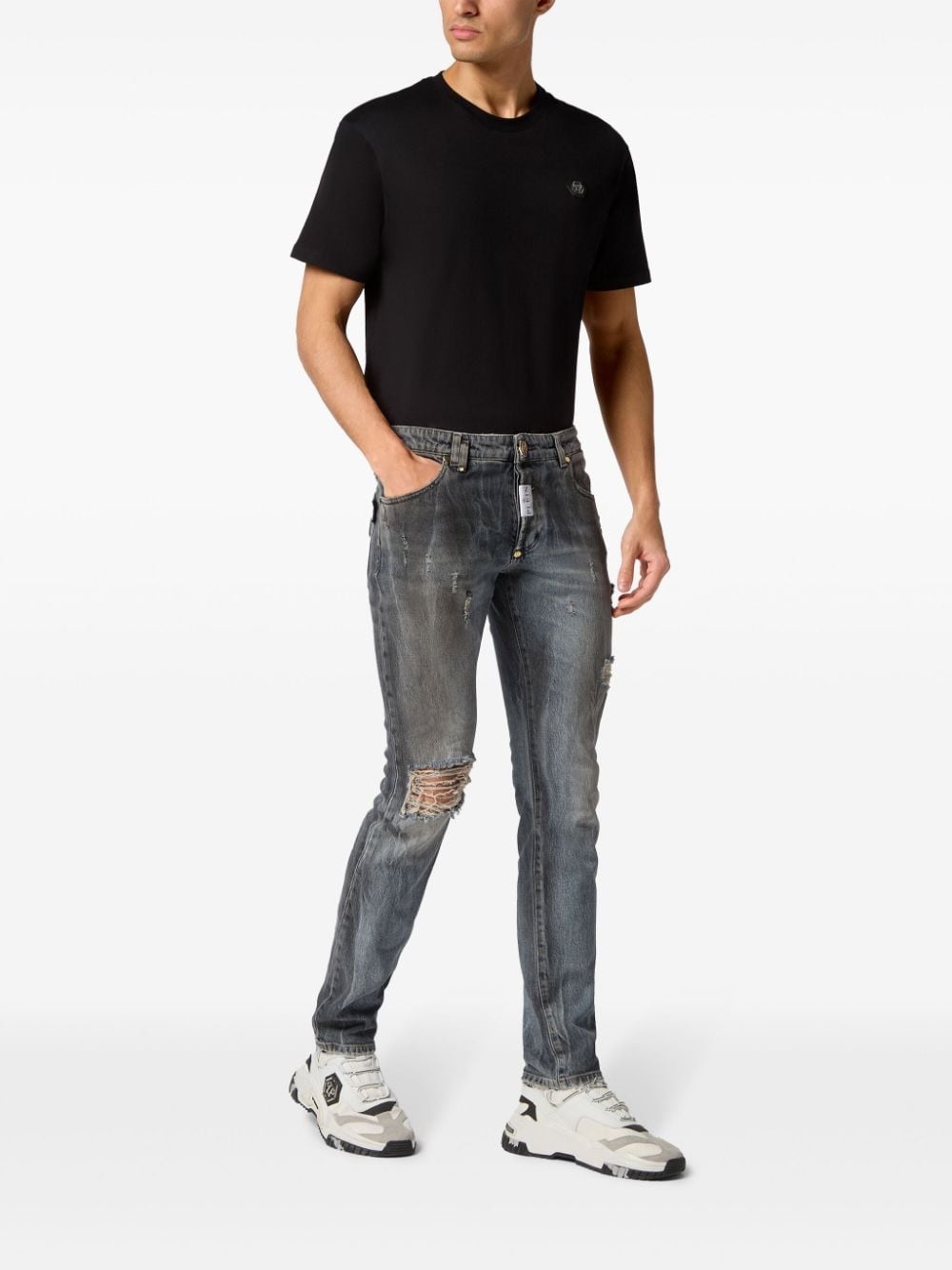 mid-rise slim-fit jeans - 2