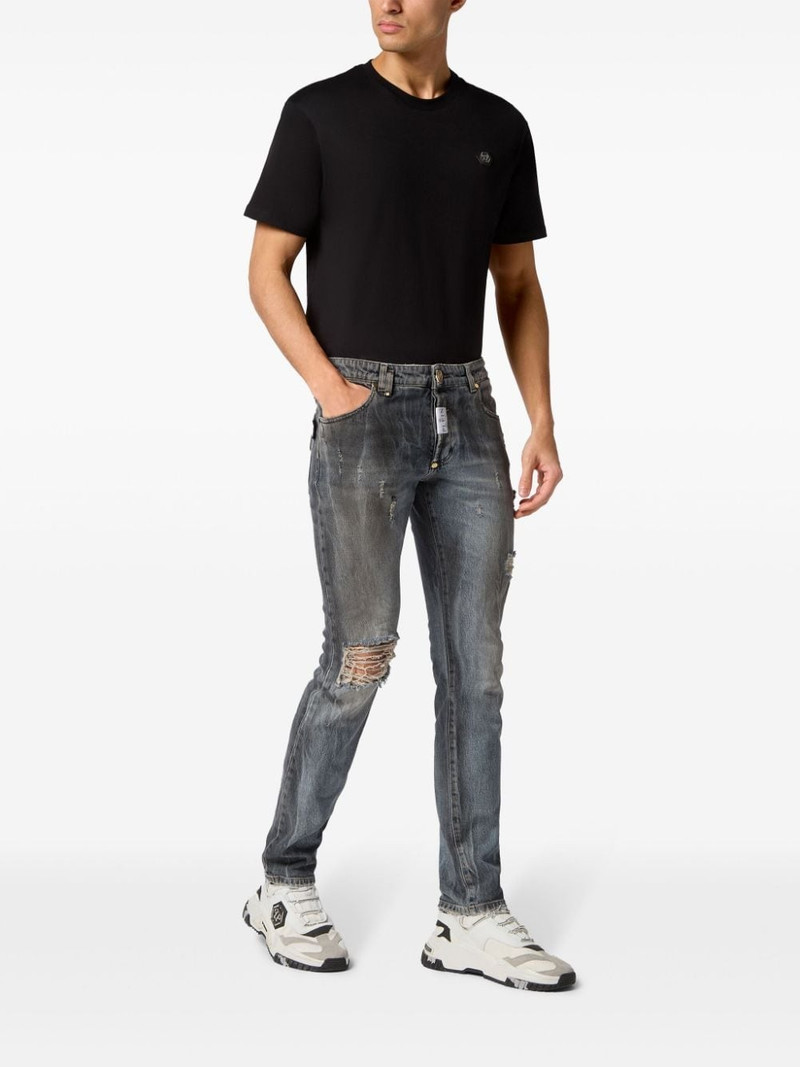 PHILIPP PLEIN mid-rise slim-fit jeans outlook