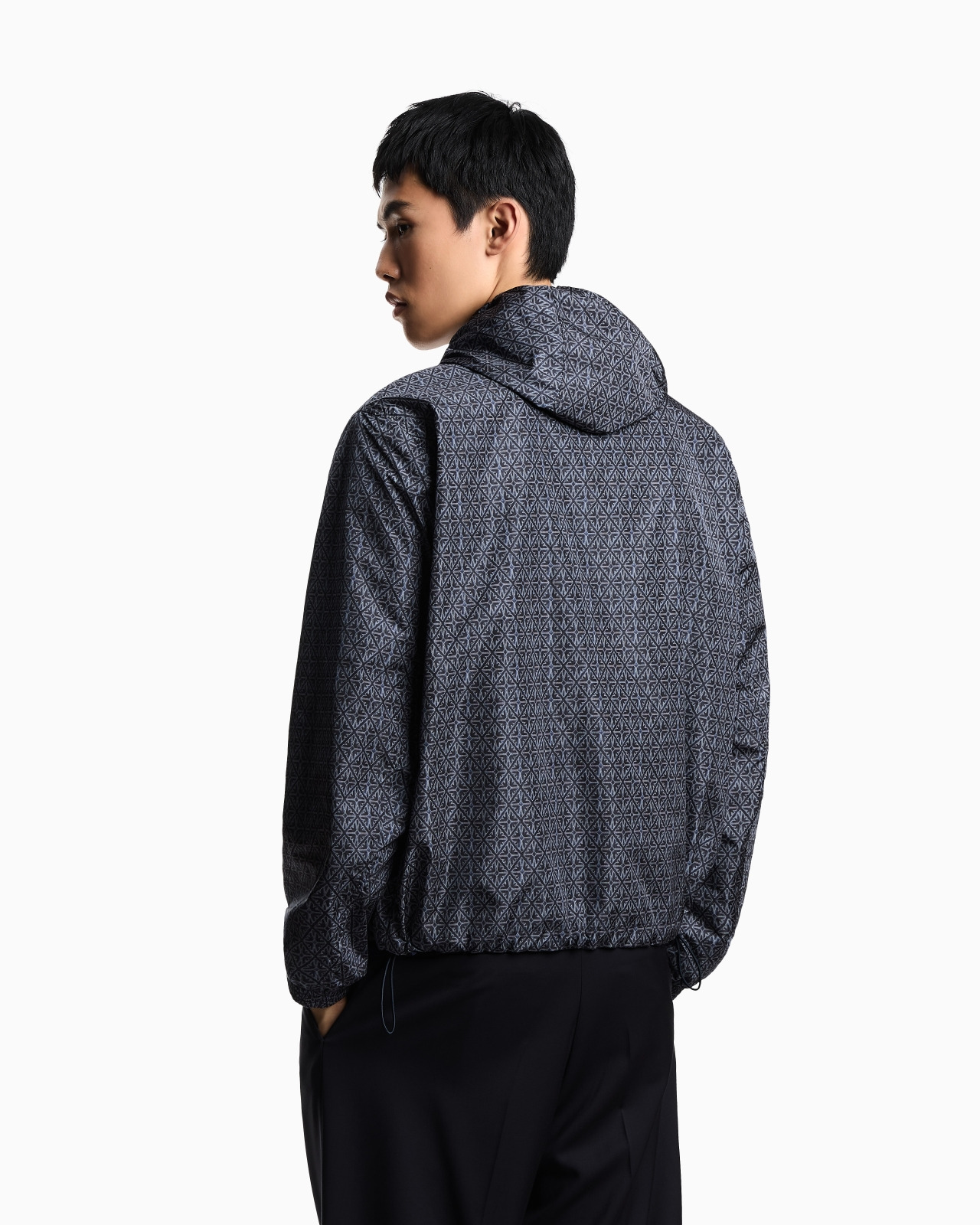 REVERSIBLE NYLON BLOUSON WITH MAJOLICA PRINT - 3