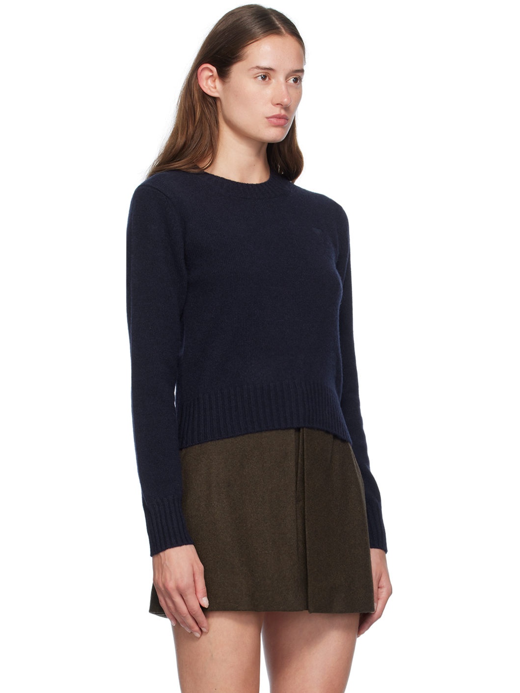 Navy Cashmere Ami de Cœur Sweater - 2