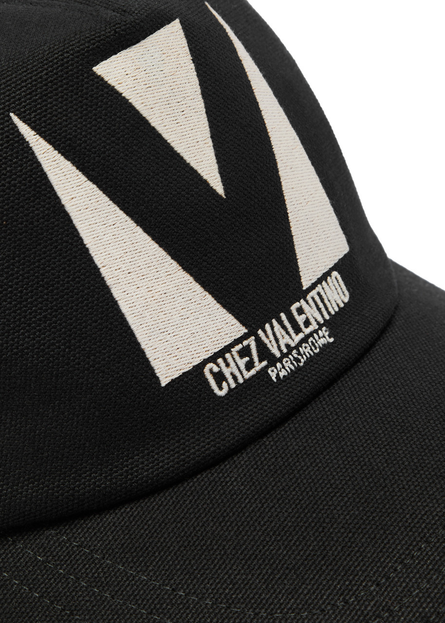 Valentino Garavani Logo-embroidered Cotton-canvas cap - 3