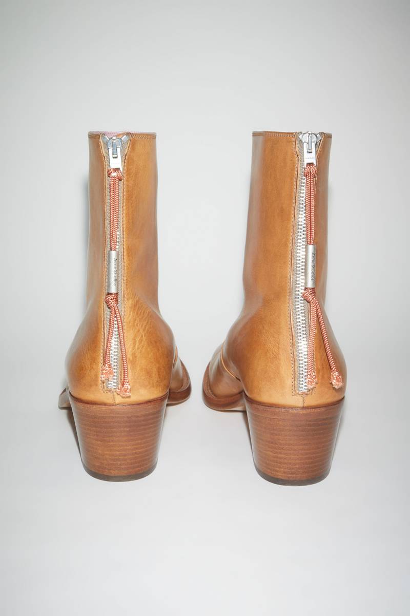 Leather boots - Beige 3