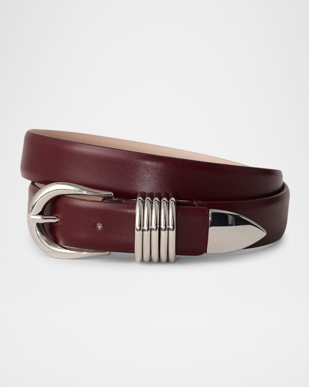 Hollyhock Leather Belt - 2