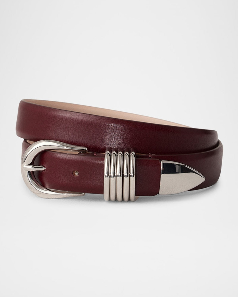 DÉHANCHE Hollyhock Leather Belt outlook