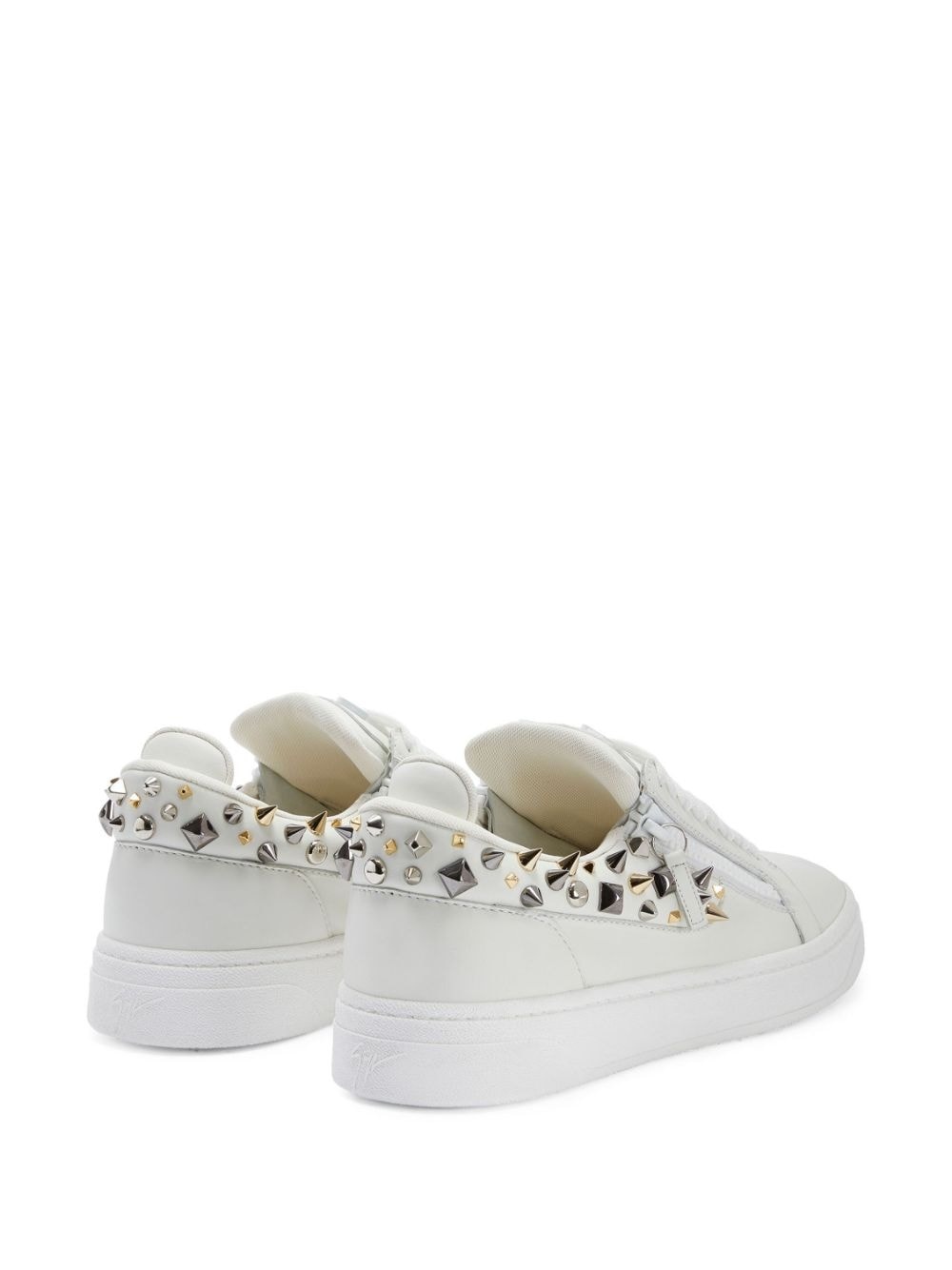 stud-embellished low-top sneakers - 3