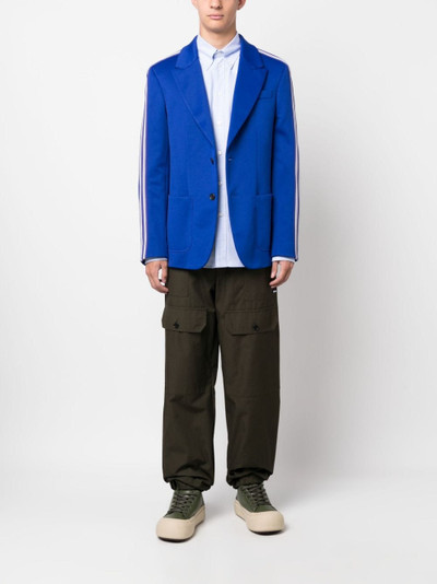 MSGM cargo-pocket ripstop tapered trousers outlook