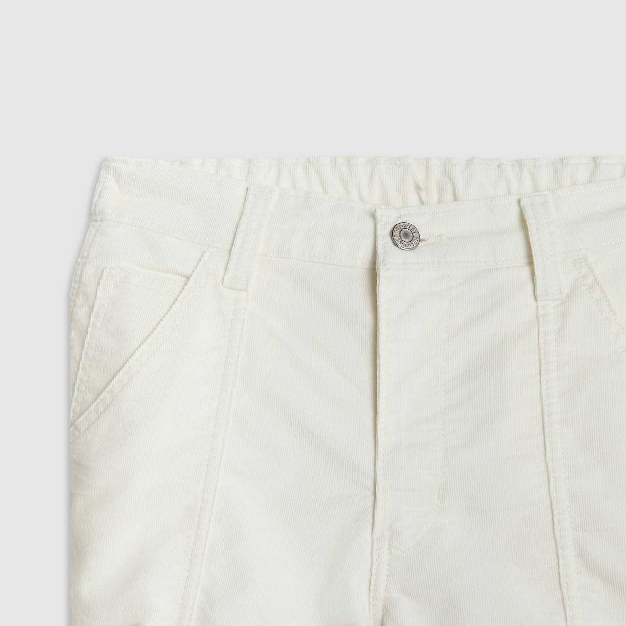 LIGHTWEIGHT CORDUROY CARPENTER WOMEN'S SHORTS - 8