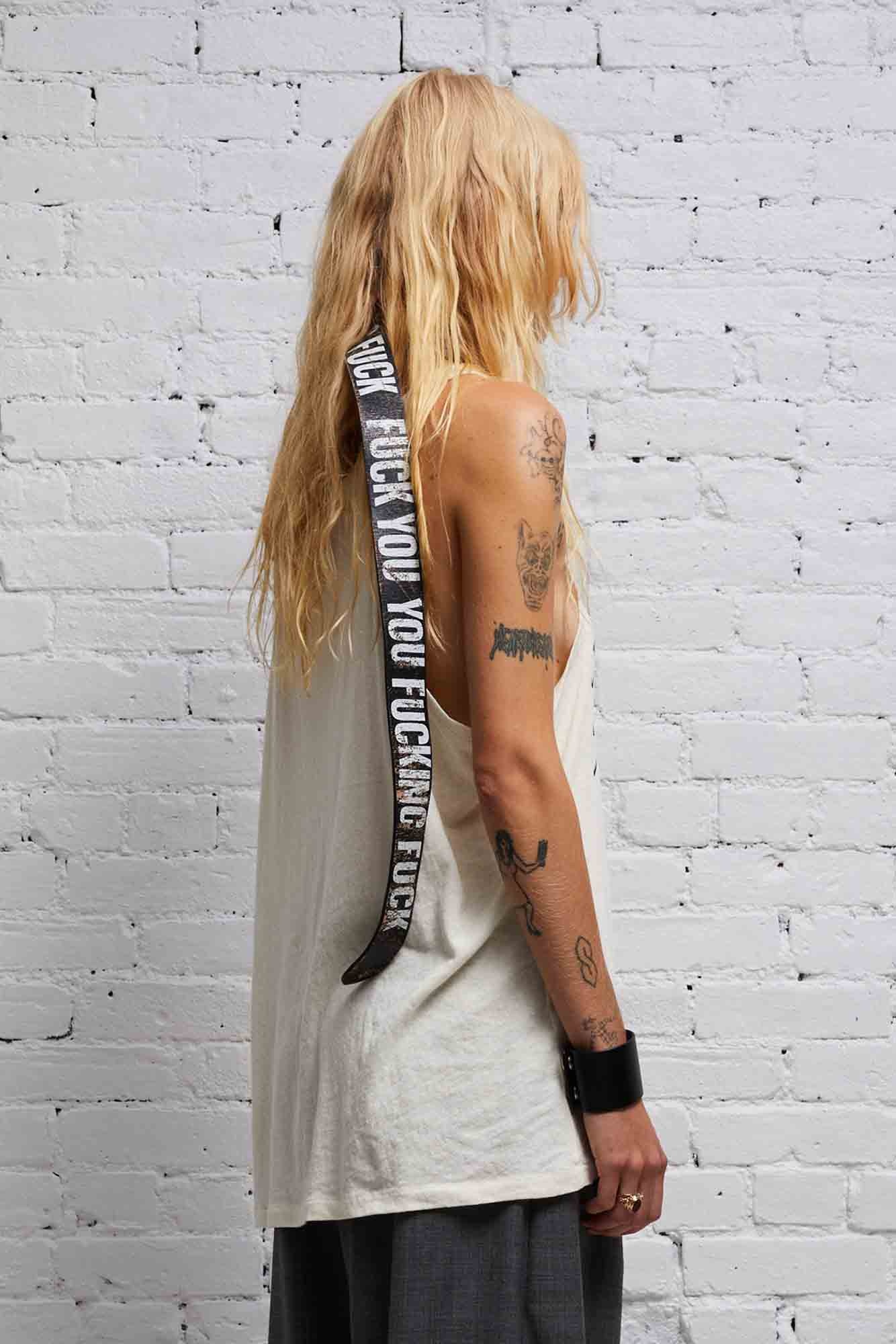 NEW YORK RELAXED TANK - WHITE - 4