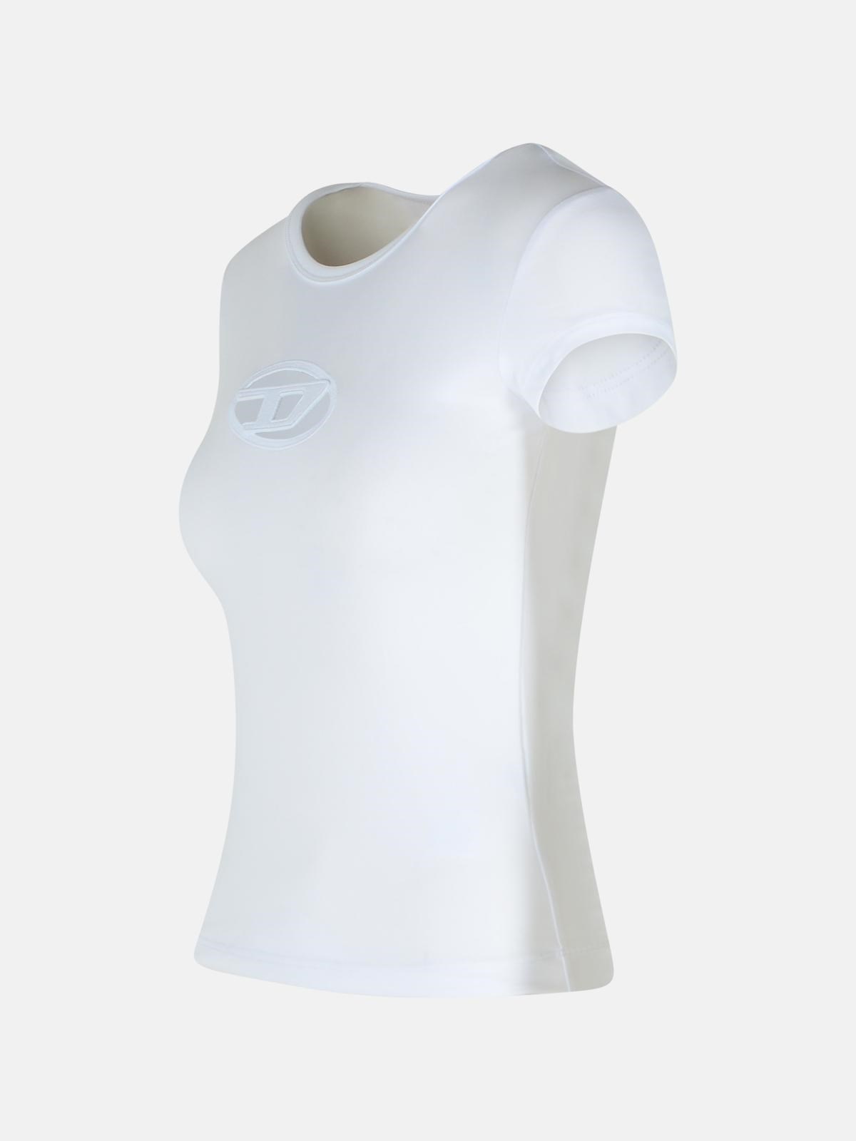 WHITE COTTON T-SHIRT - 2