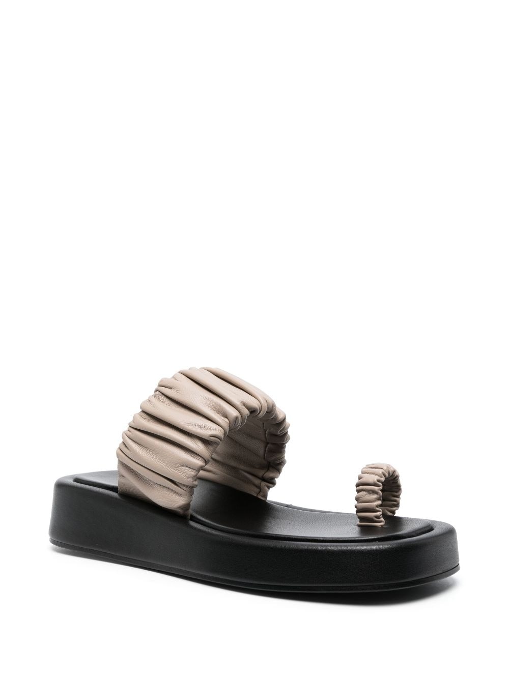 Amor 39mm platform leather sandals - 2