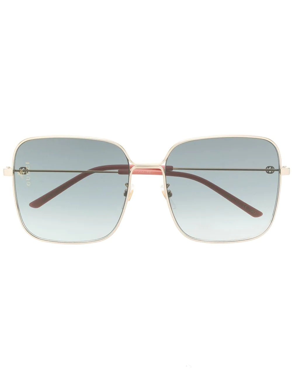 oversized square-frame sunglasses - 1