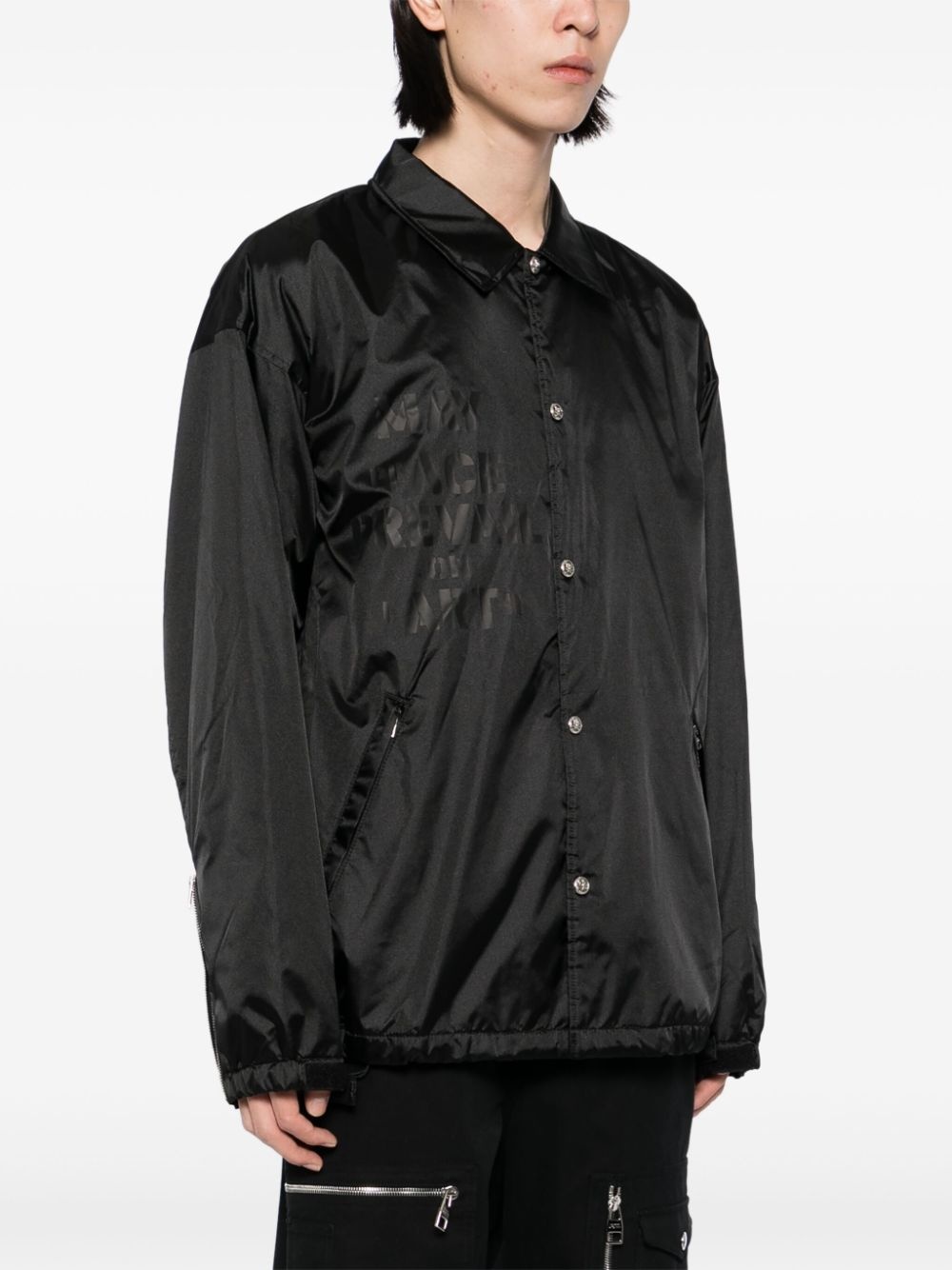 logo-printed jacket - 3