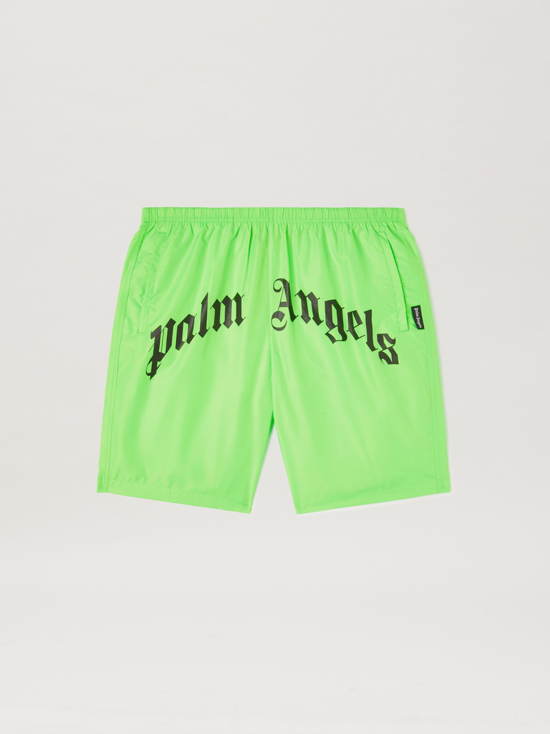 Curved Logo Bold Swim Short - 1