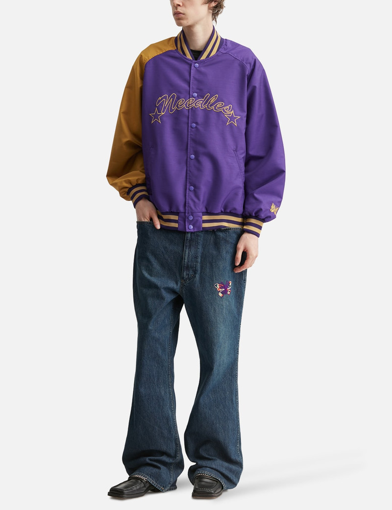 NEEDLES STADIUM JACKET - POLY SHANTUNG outlook