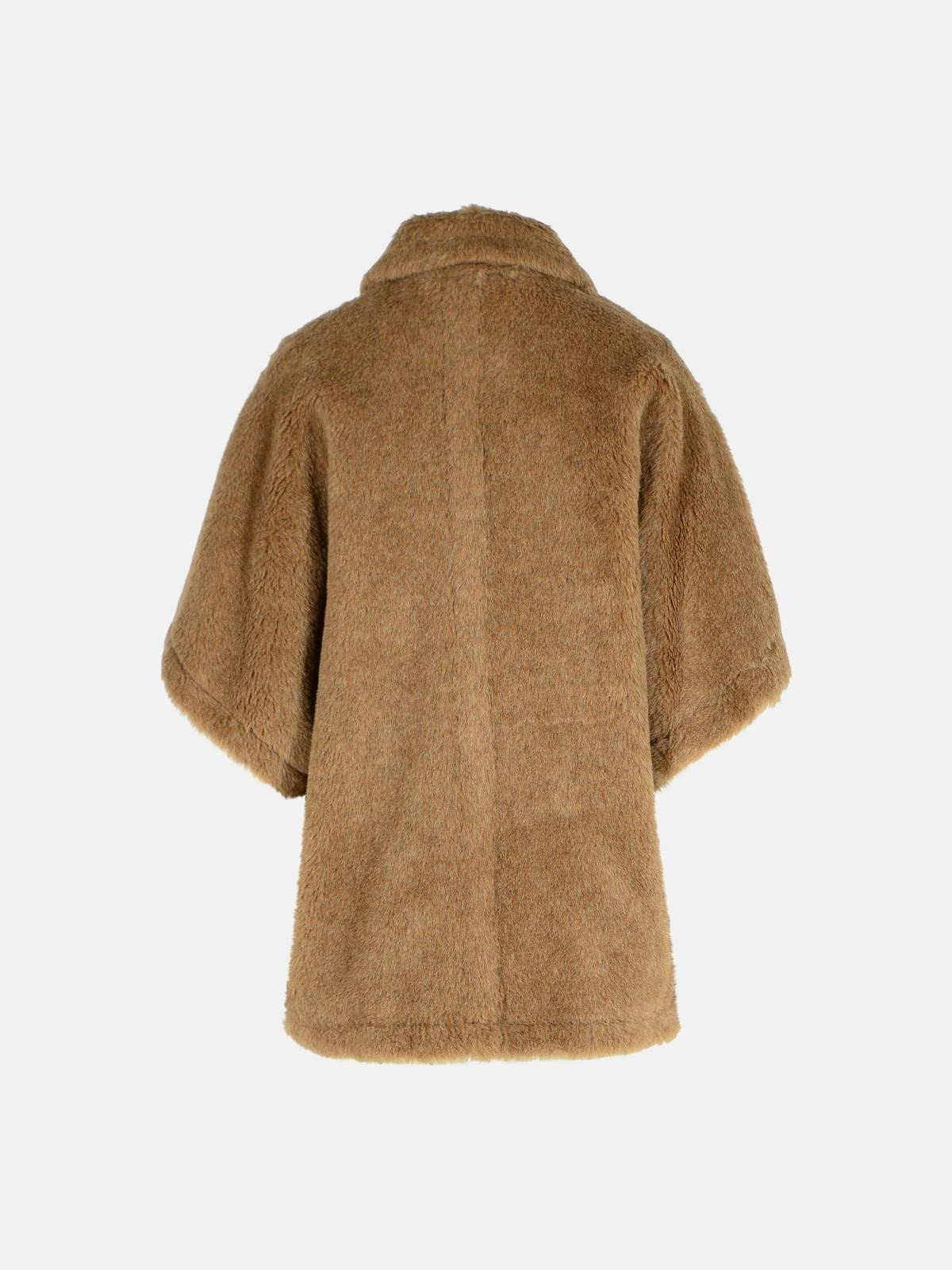 'TEBE4' TEDDY CAPE OF BROWN ALPACA BLEND - 3
