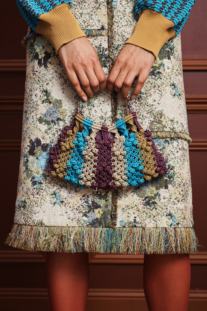 ALÉMAIS Leather Micro Crescent Bag Multi outlook