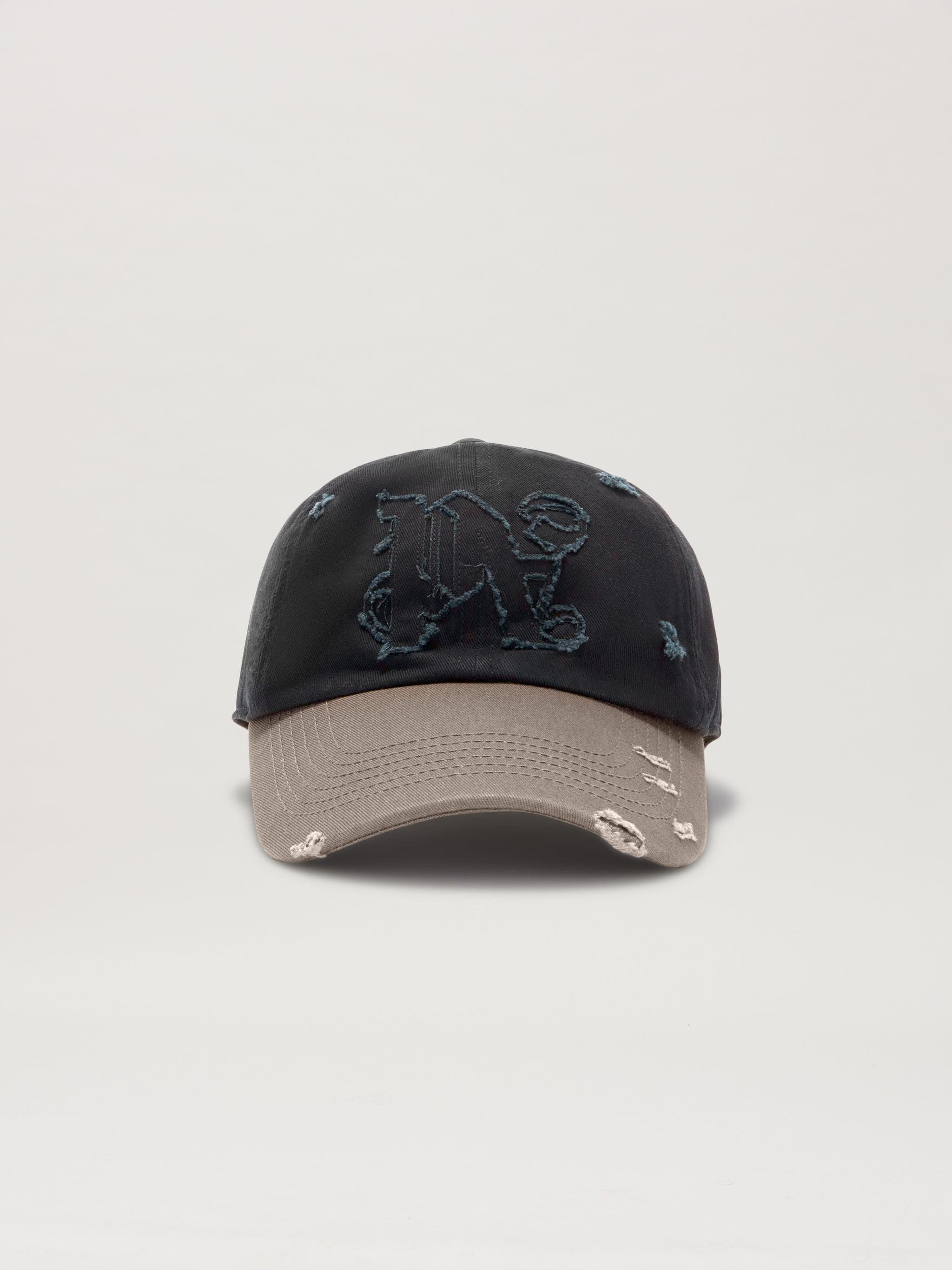 Ripped Monogram Cap - 1