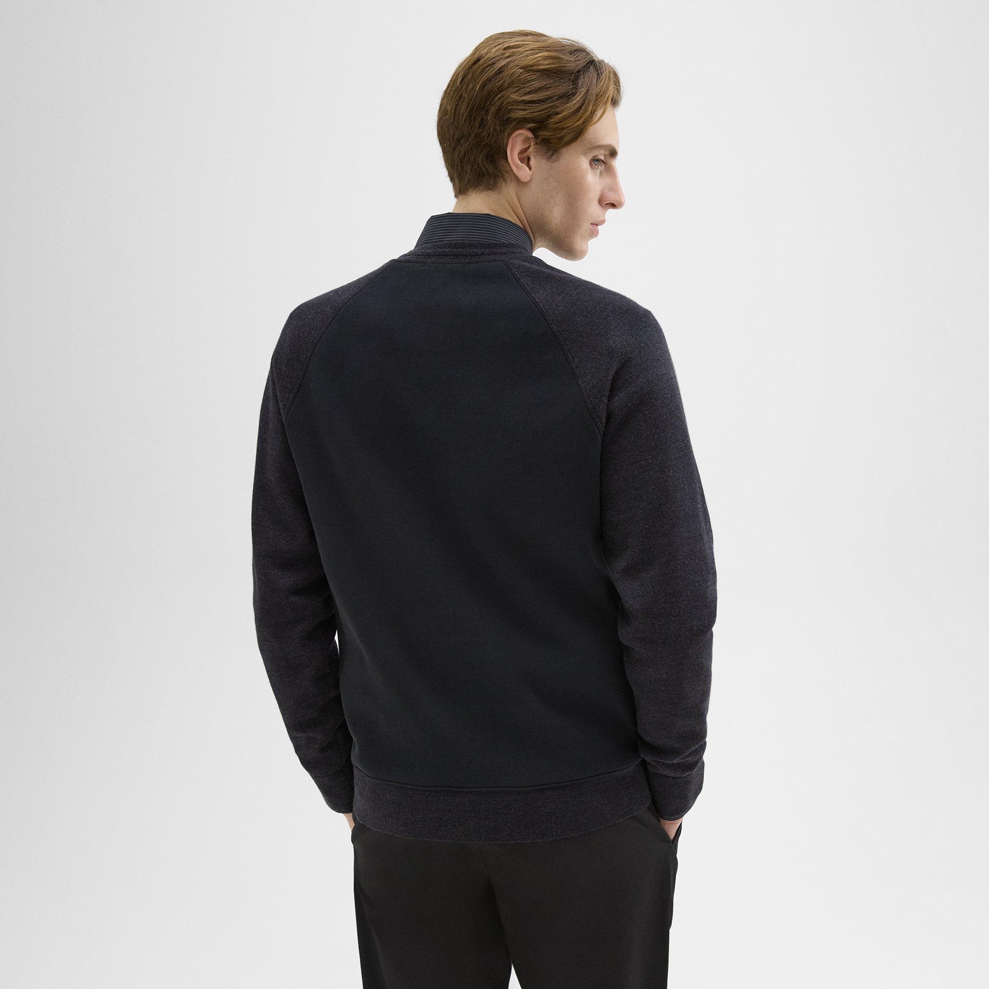 Scuba-Wool Combo Sweatshirt - 5