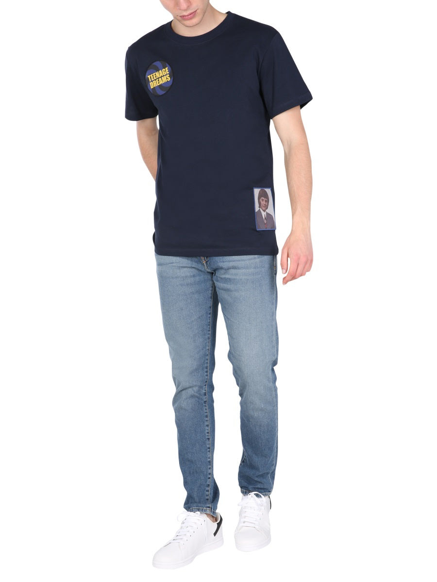 Raf Simons Men Crew Neck T-Shirt - 2