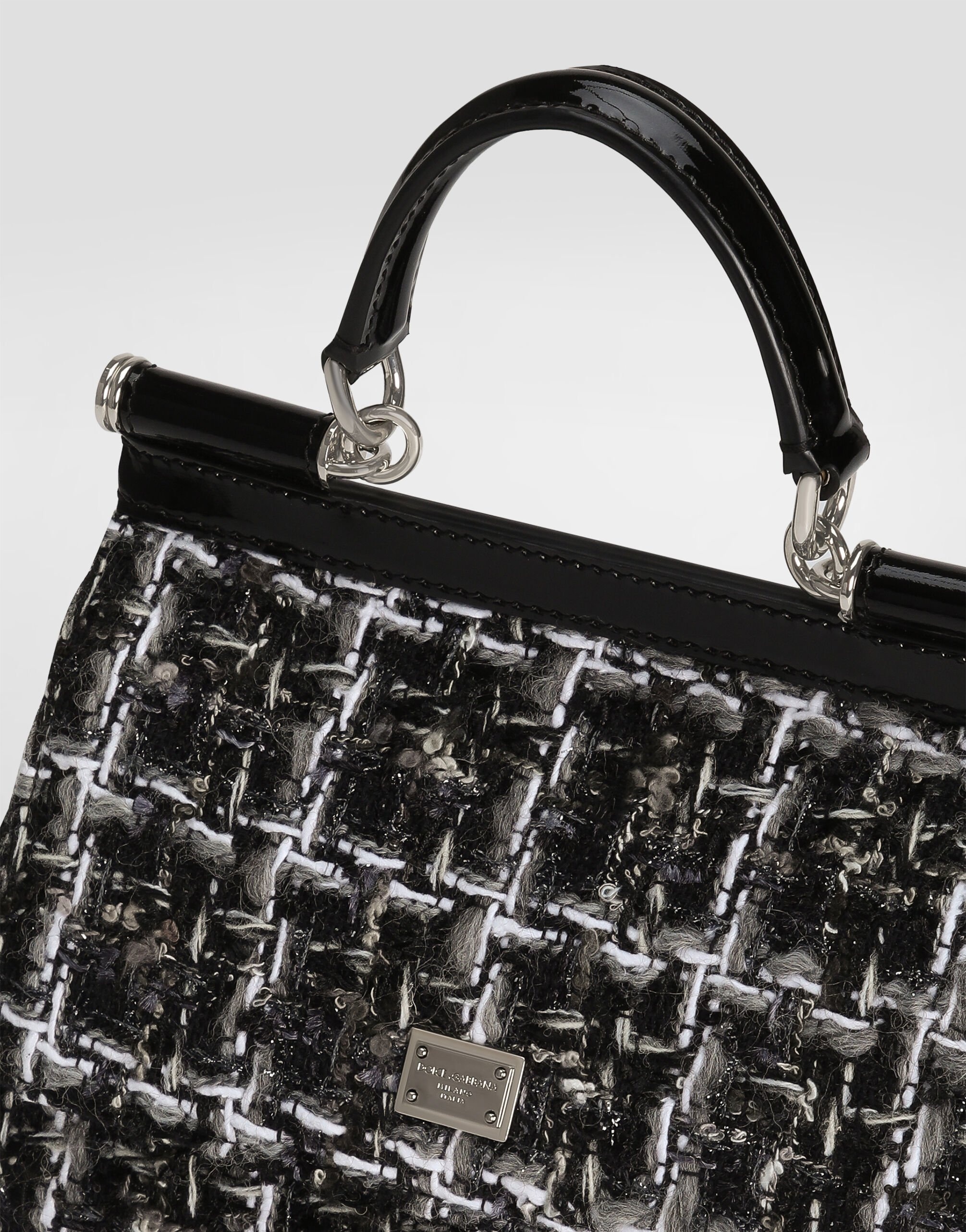 Medium Sicily boucle handbag - 5