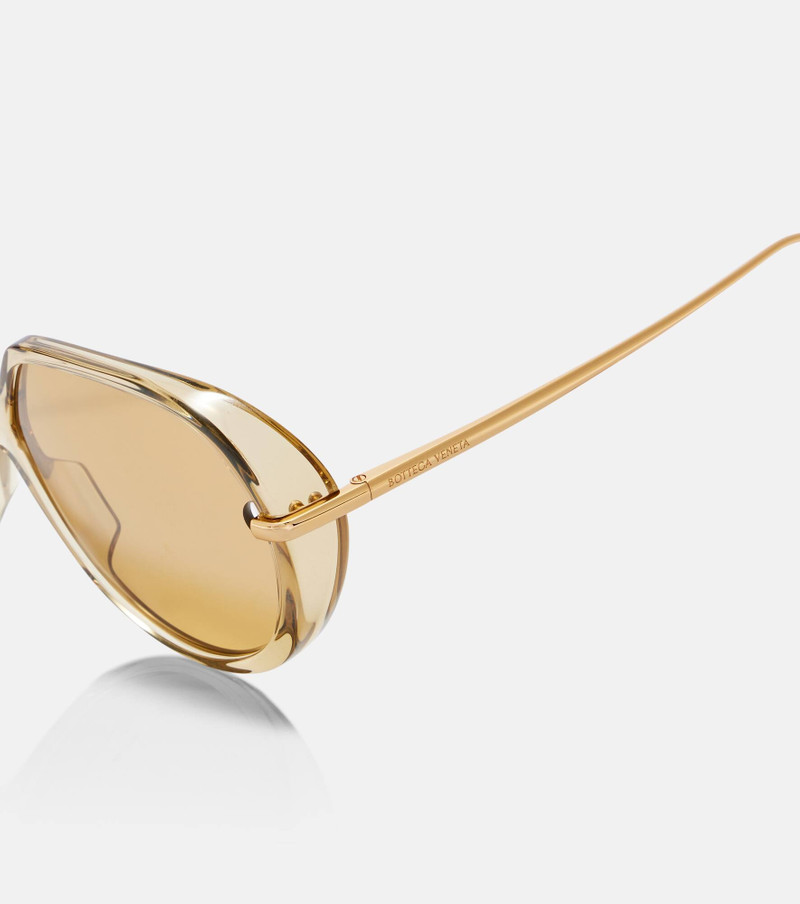 Bottega Veneta Drop oversized square sunglasses outlook