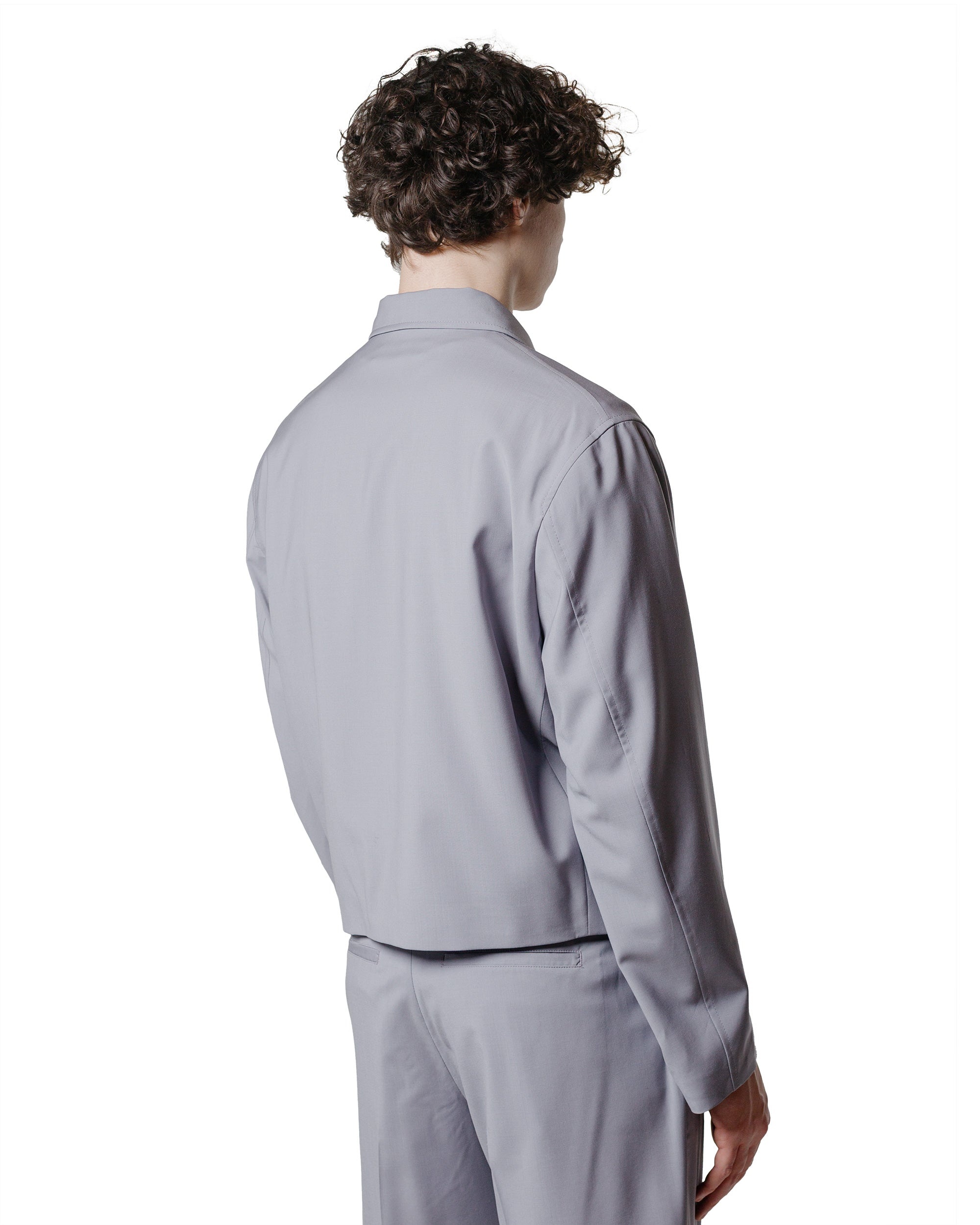 Mini Jacket Dusty Lavender High Twist Wool - 3