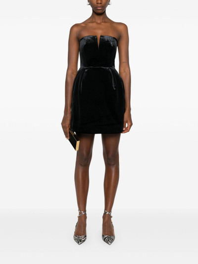 ROLAND MOURET velvet mini dress outlook