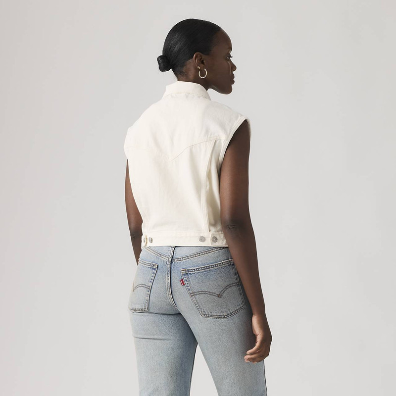 SHRUNKEN '90S TRUCKER VEST 4