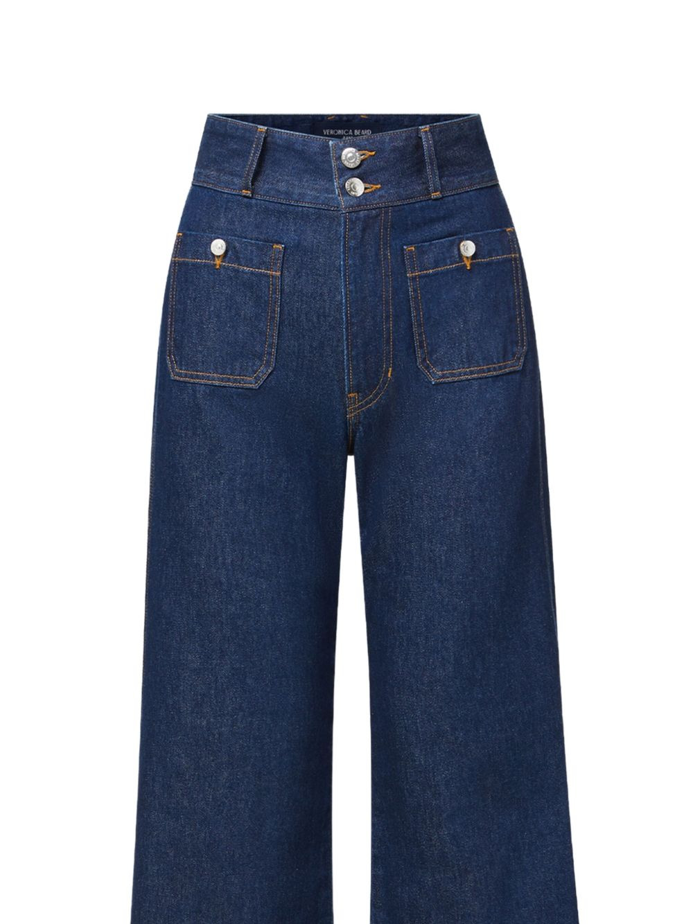 Taylor high-rise patch-pocket jeans - 2