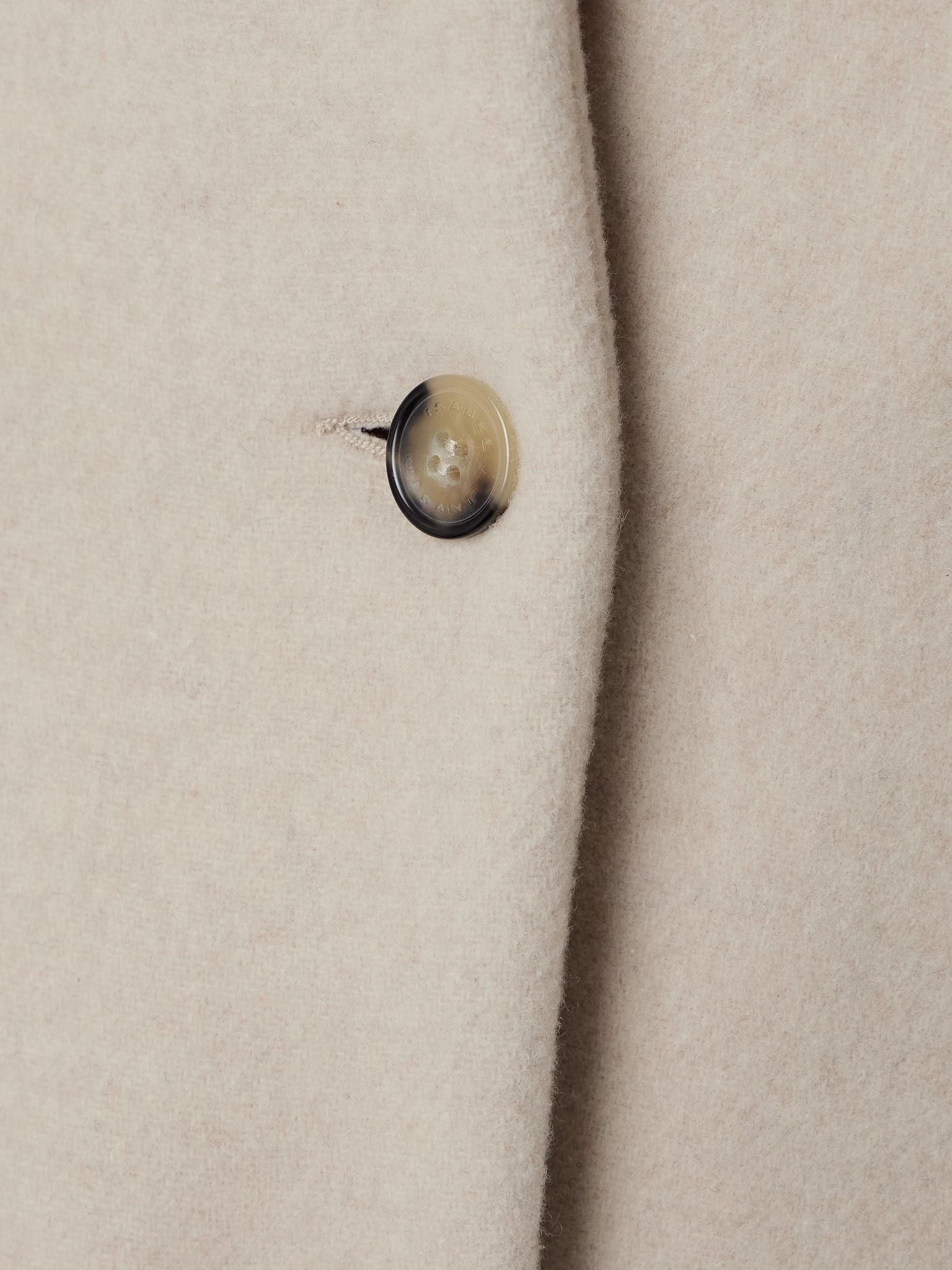 Drogo brushed recycled wool-blend jacket Beige - 5