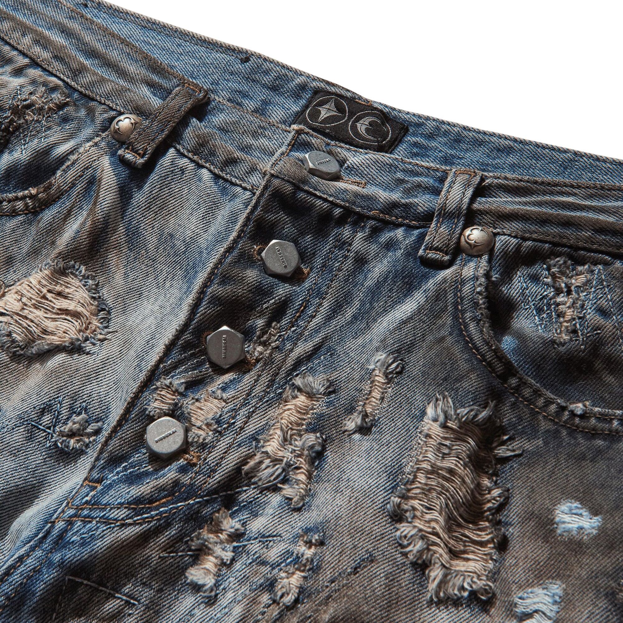 Thug Club Combat Casualty Care Denim Pants 'Blue' - 3