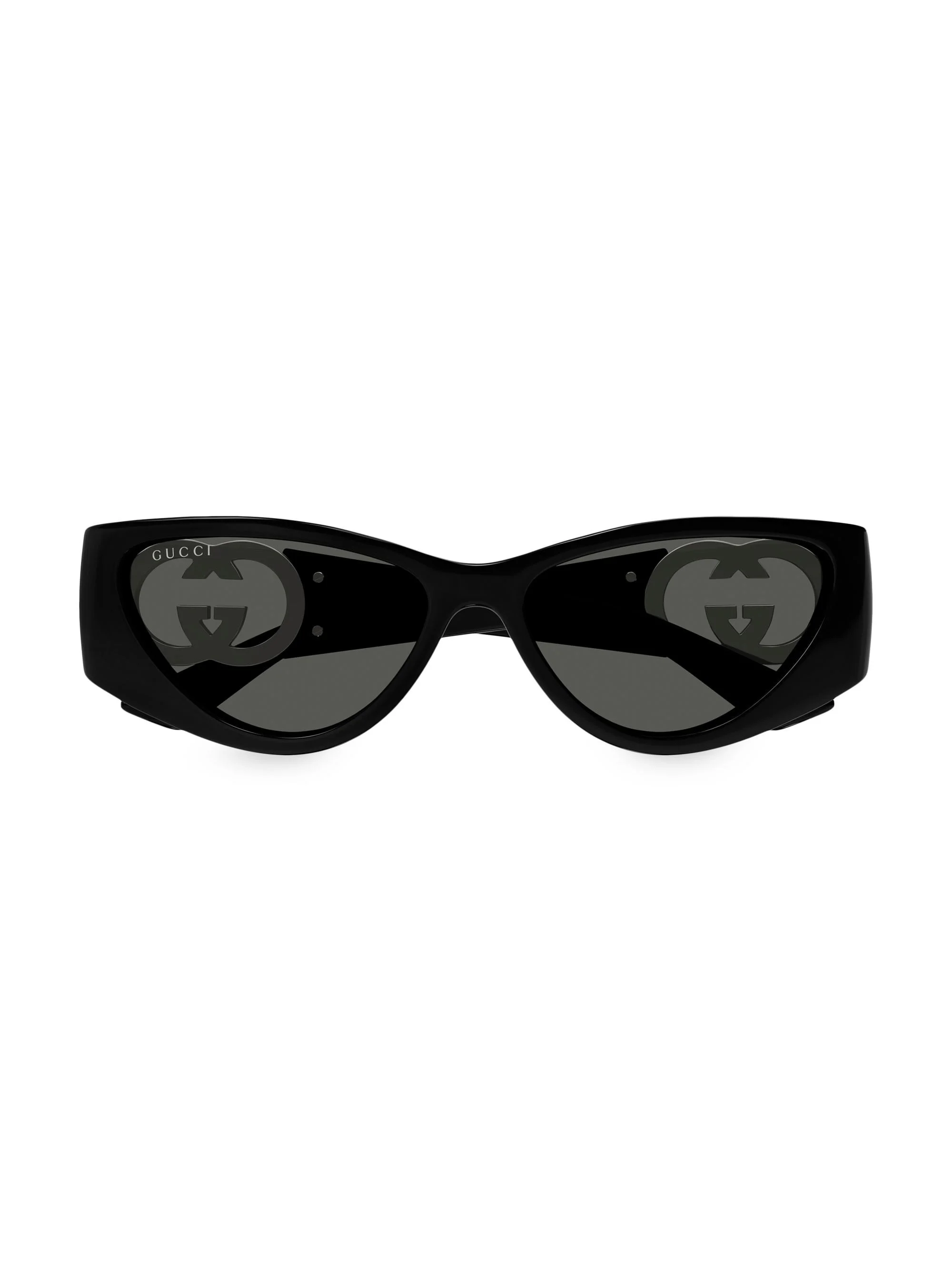 Women's Hailey 55MM Cat Eye Sunglasses - Black - 1