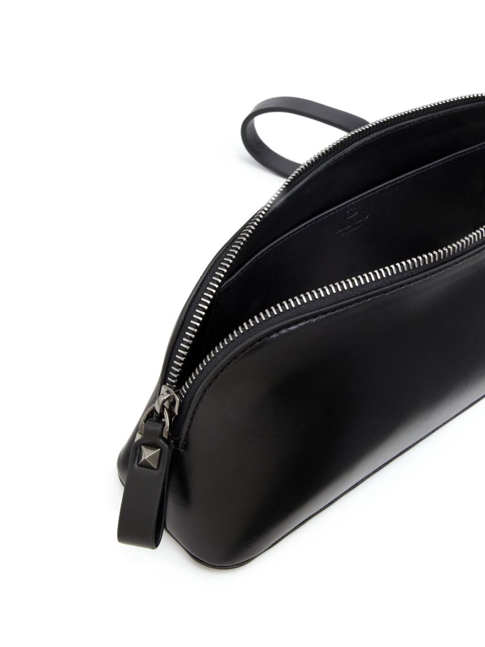 Rockstud leather clutch bag - 6