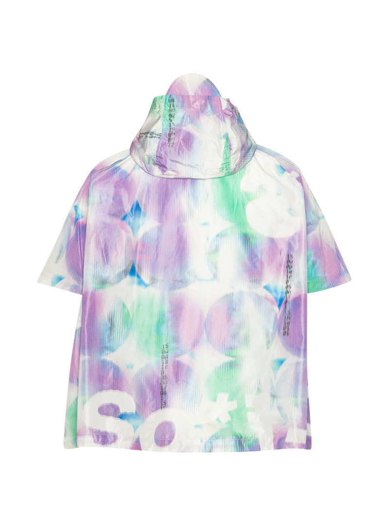 HENRIK VIBSKOV hooded print jacket outlook