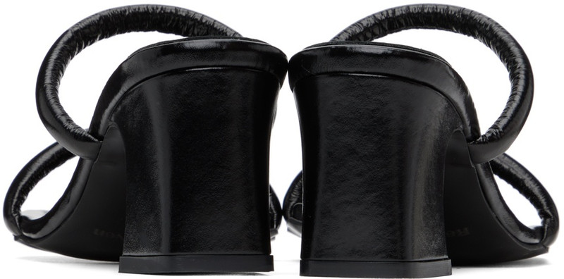 REIKE NEN Black Twisted Heeled Sandals outlook
