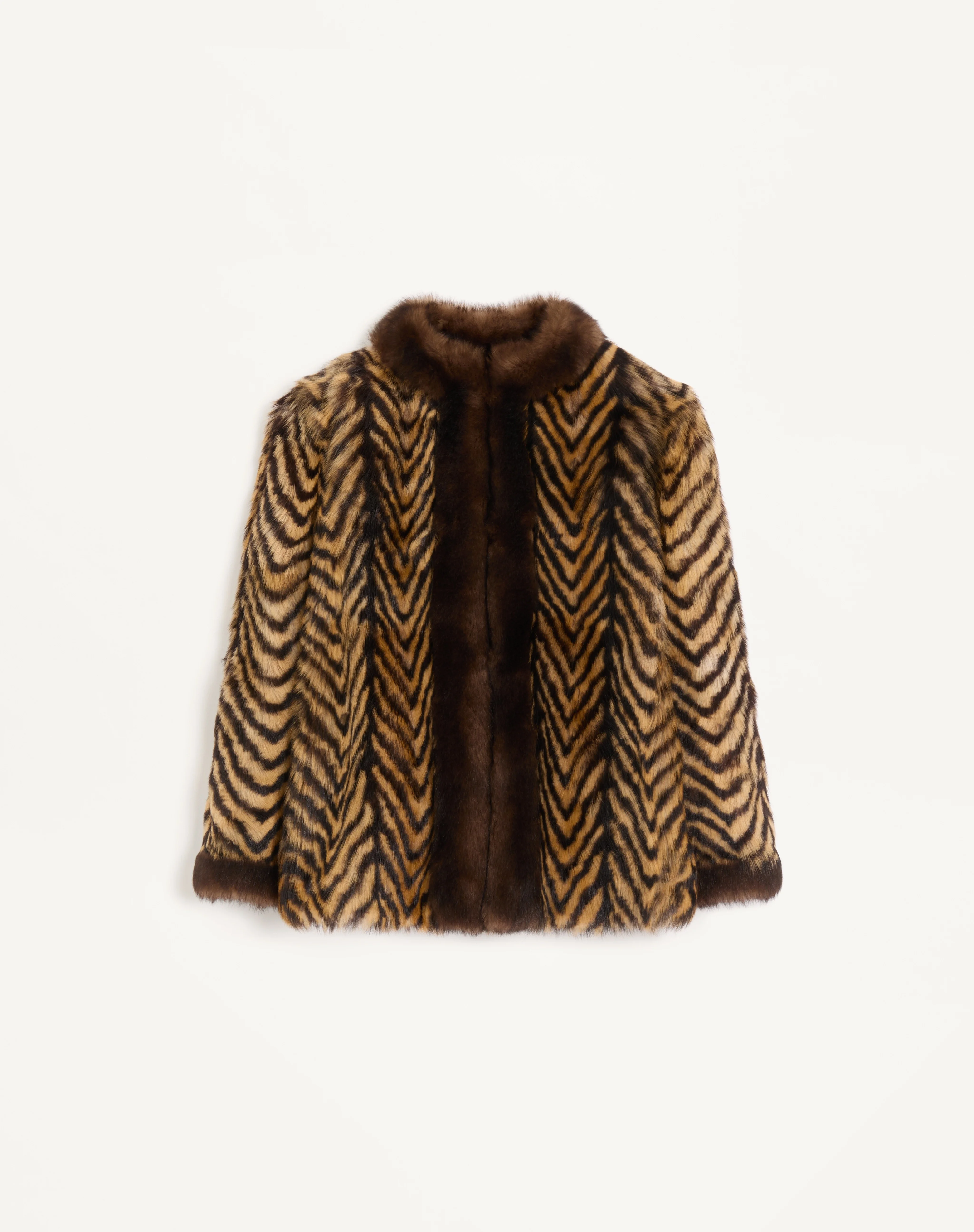 VALENTINO SHEARLING CABAN - 1