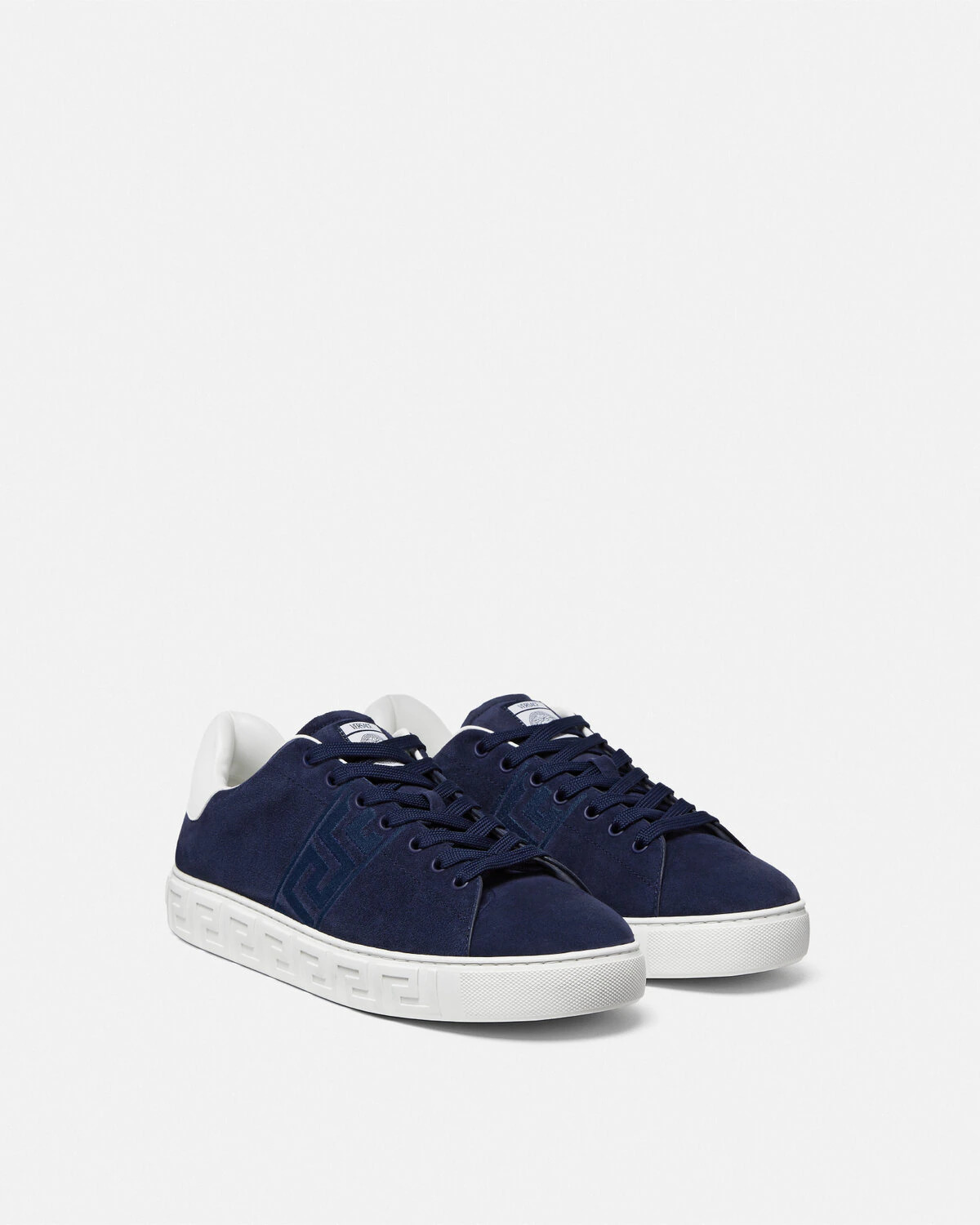 Suede Greca Sneakers - 2