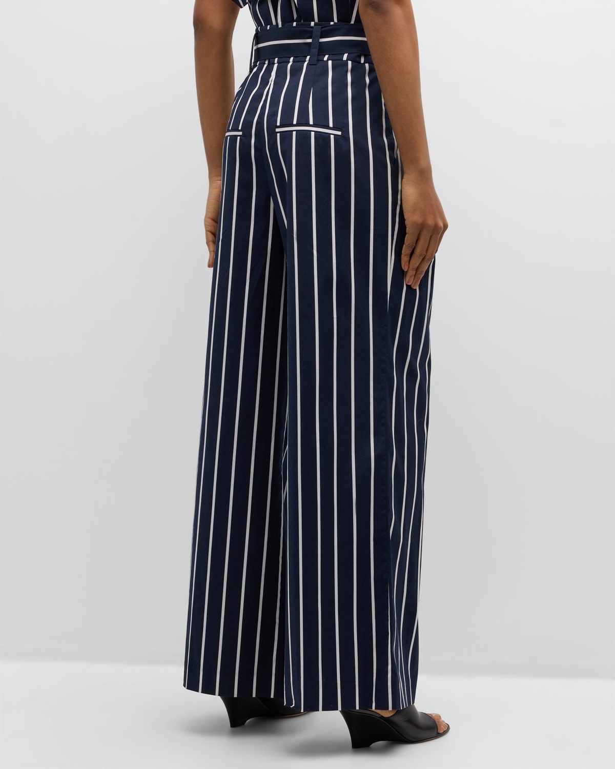 Maliyah Belted Stripe Pants - 5