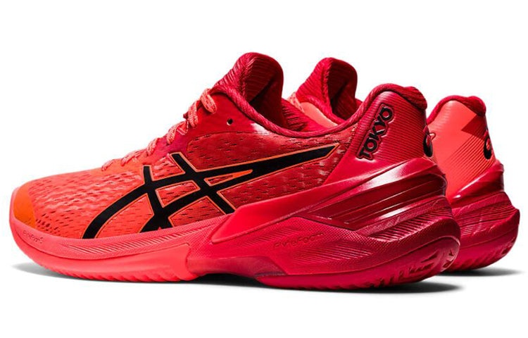 (WMNS) ASICS Sky Elite FF Tokyo Running Shoes Red/Black 1052A047-701 - 4