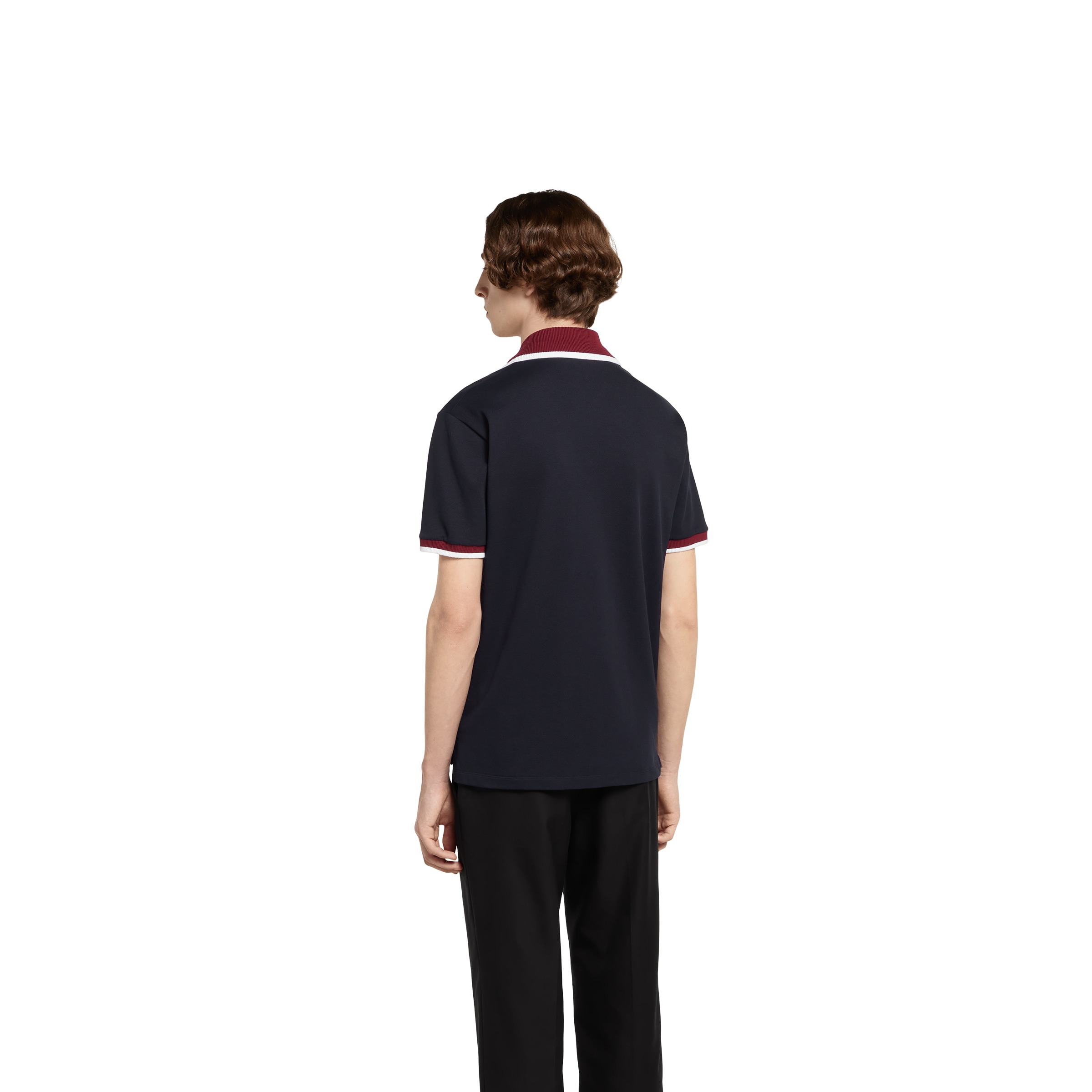 Cotton piquet polo shirt - 4