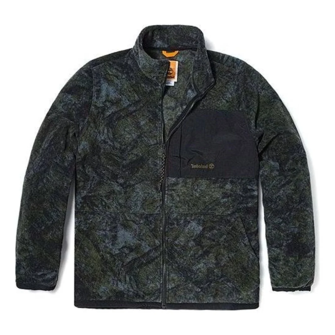 Timberland Camo 인쇄 양털 재킷 '녹색 검정' A6KES-DX0 - 1
