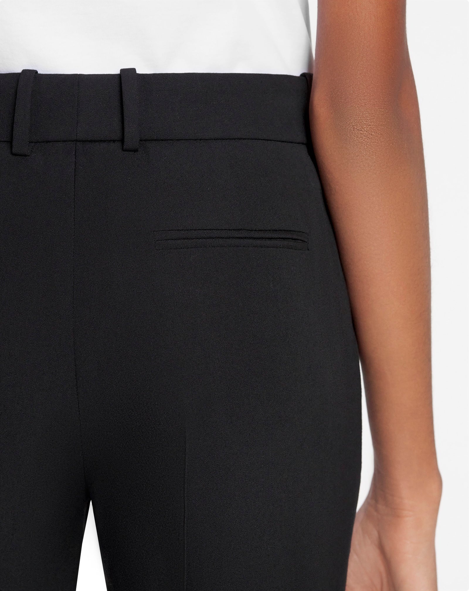 TAPERED TAILORED PANTS IN WOOL - 5